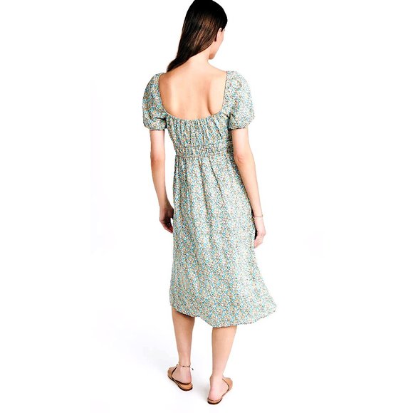 Faithfull the Brand Terina Midi Dress in Sabinosa Floral Print Cottage Inspired - Picture 4 of 7